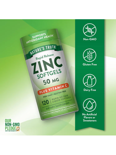 Zinc 50 mg with Vitamin C