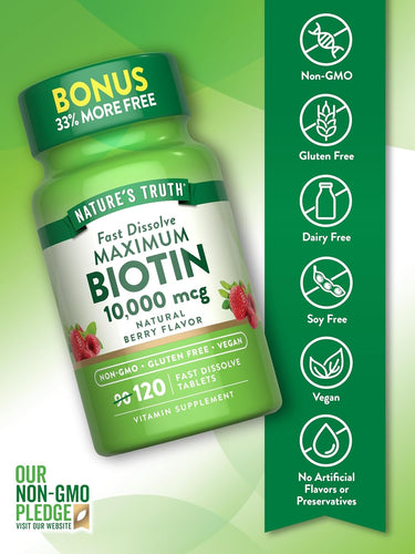 Biotin 10,000 mcg | Maximum Strength