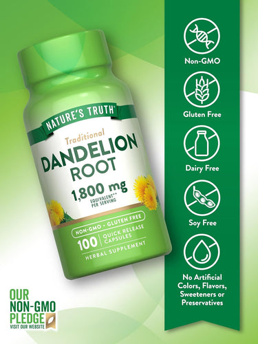 Dandelion Root Extract 1800mg