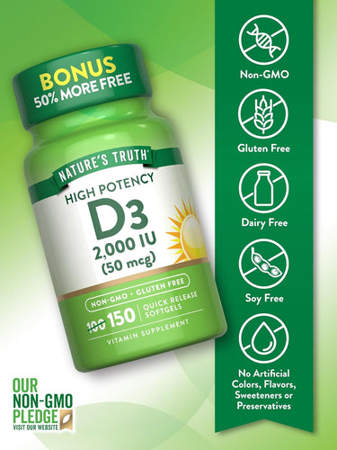 Vitamina D3 2000 IU (50 mcg)