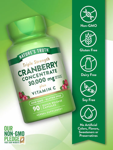 Cranberry Concentrate 30,000 mg with Vitamin C