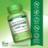 L-Arginine bottle with icons indicating Non-GMO, Gluten Free, Dairy Free, Soy Free, No Artificial Colors, Flavors, Sweeteners, or Preservatives.