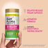 Product highlights graphic stating Delayed Release Vegan Capsules, Advanced Formula, Supports Digestion and Vaginal Health.