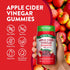 Apple Cider Vinegar Gummies, 600 mg per 3 gummies, 75 count, with a delicious apple flavor.