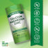 Calcium Magnesium Zinc bottle with icons indicating Non-GMO, Gluten Free, Vegan, Dairy Free, Soy Free, No Artificial Sweeteners.