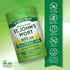 St. John's Wort bottle with icons indicating Non-GMO, Gluten Free, Dairy Free, Soy Free, No Artificial Colors, Flavors, or Preservatives.