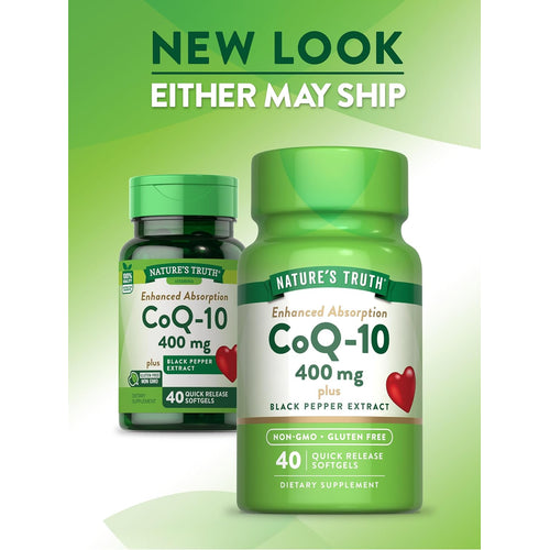 CoQ-10 400 mg con Pimienta Negra
