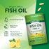 Nature's Truth Fish Oil 2000 mg with 600 mg Omega-3, 125 Quick Release Softgels, Lemon Flavor, Non-GMO, Gluten Free.