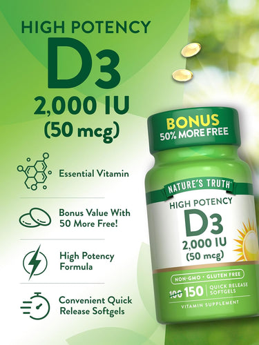 Vitamina D3 2000 IU (50 mcg)