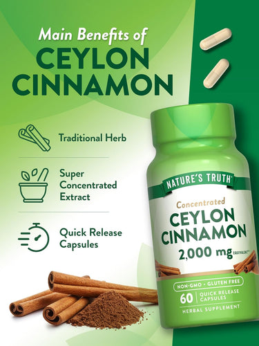 Ceylon Cinnamon 2000mg