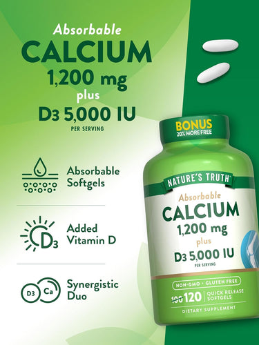 Calcium 1200 mg with Vitamin D3 5000 IU