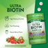 NATURE'S TRUTH Ultra Biotin 5,000 MCG, 78 Fast Dissolve Tablets, Natural Berry Flavor, 30% More Free.