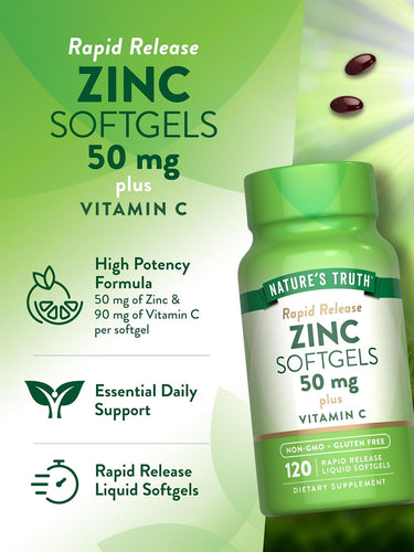 Zinc 50 mg with Vitamin C