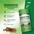 Product highlights graphic stating Powerful Complex, Berberine from Barberry, Super Concentrated Ceylon Cinnamon Extract, Vegan Capsules.