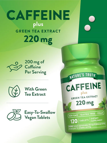 Caffeine 220 mg with Green Tea Extract