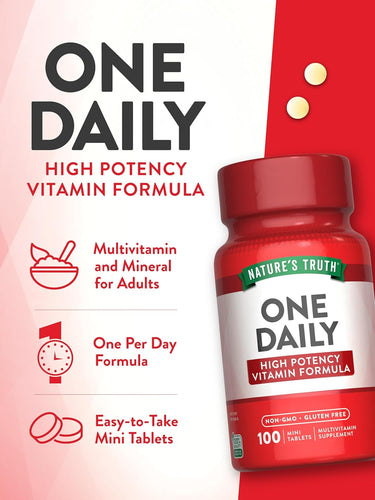 One Daily Women's and Men's Essential Multivitamin