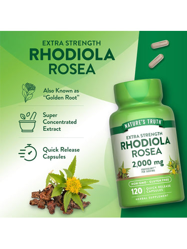 Rhodiola Rosea | 120 Cápsulas