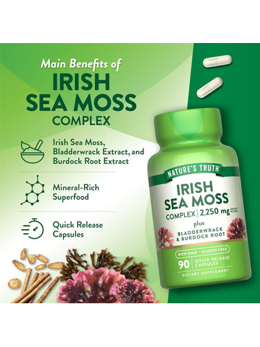 Irish Sea Moss Complex with Bladderwrack, Burdock Root