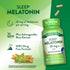 Product highlights graphic stating 10 mg of Melatonin per serving, plus Ashwagandha Root Extract, 100% Drug Free, Non-GMO, Gluten Free.