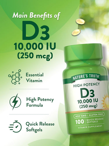 Vitamin D3 10,000 IU (250 mg)