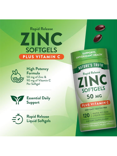 Zinc 50 mg with Vitamin C