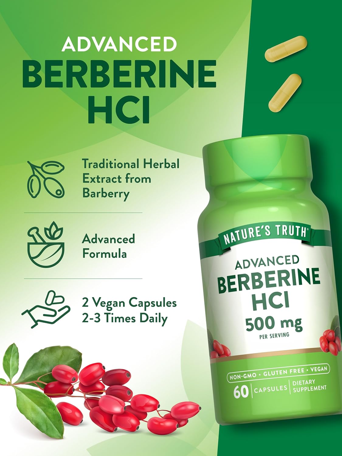 Berberine 500 mg
