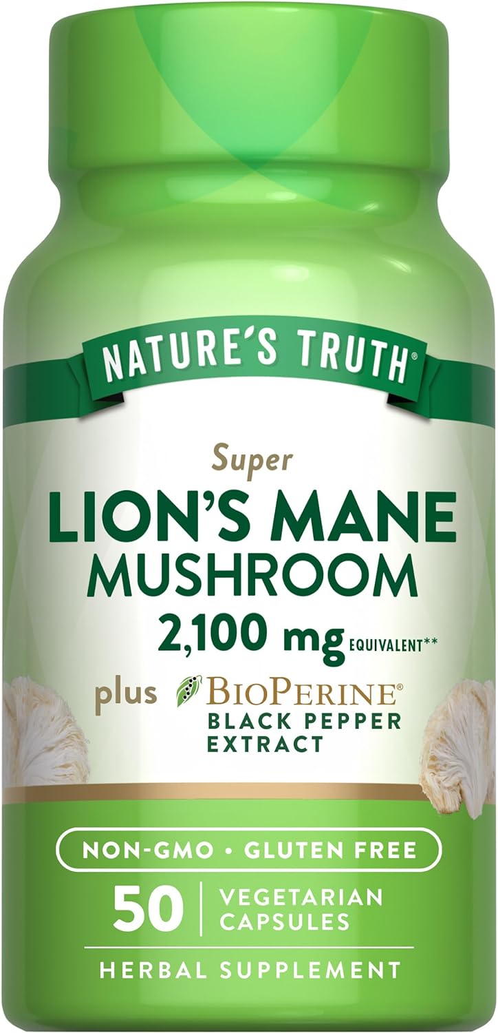 Lion's Mane Mushroom 2,100 mg