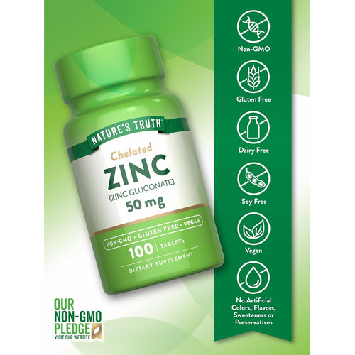 Chelated Zinc Gluconate 50 mg