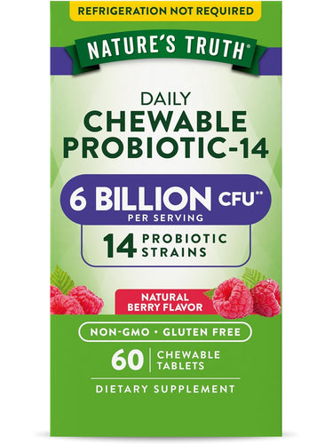 Probiotic 6 Billion CFU | Chewables