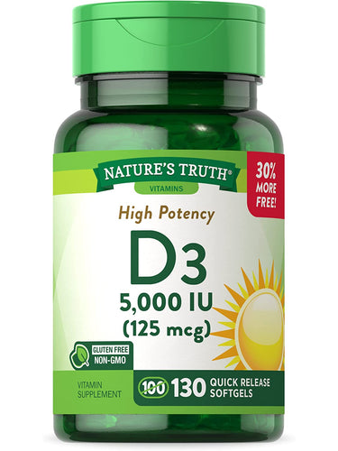 Vitamin D3 5000 IU (125 mcg) | Extra Strength