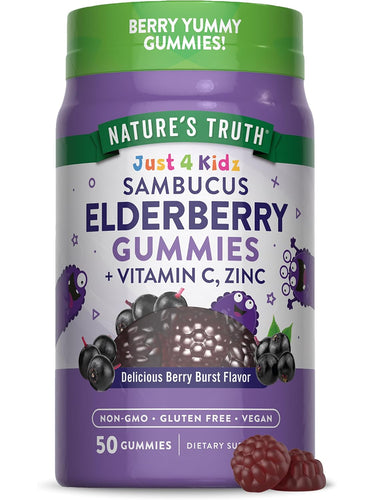 Kids Black Elderberry with Vitamin C, Zinc