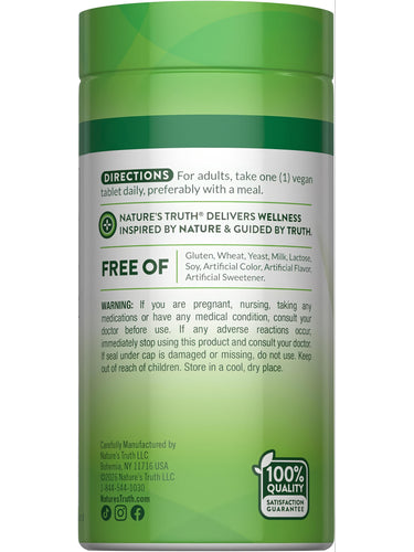 NT C 500 mg + RH 100+10 Tablets back label shows directions, 'Free Of' list, and warnings.