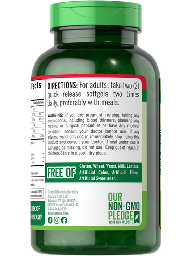Olio di Pesce 2400 mg | Sapore di Limone