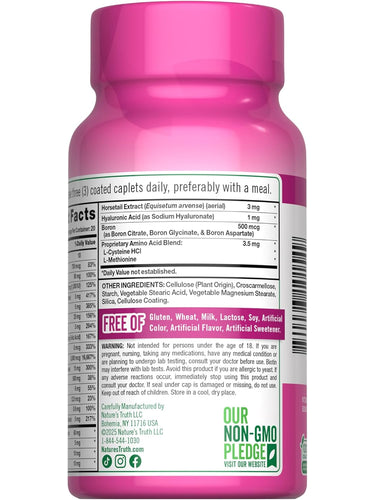 Vitamines Peau Cheveux et Ongles avec Biotine, Collagène