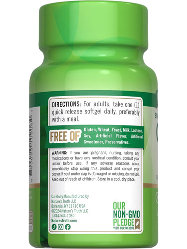 CoQ-10 400 mg with Black Pepper