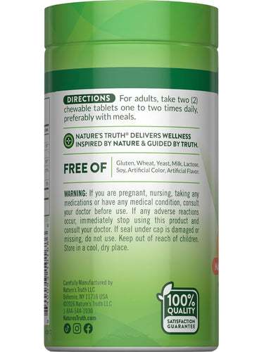 NT C 1000 mg +RH 60 Chewable Tablets in packaging.