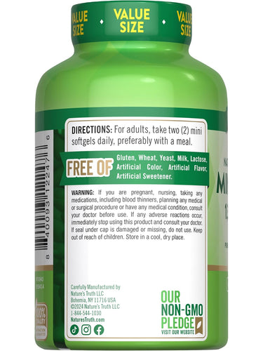 Mini Omega 3 Fish Oil 1300 mg | Lemon Flavor