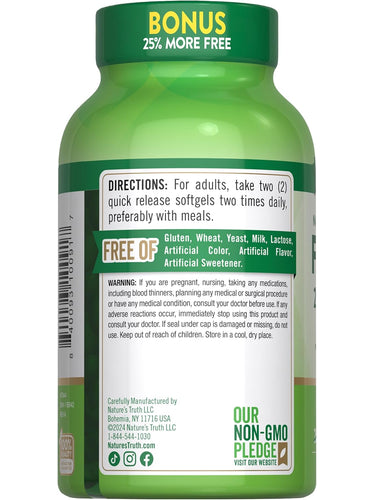 Fish Oil 2400 mg | Lemon Flavor