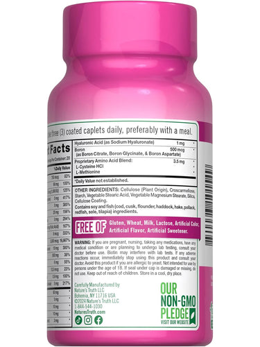 Vitamines Peau Cheveux et Ongles avec Biotine, Collagène