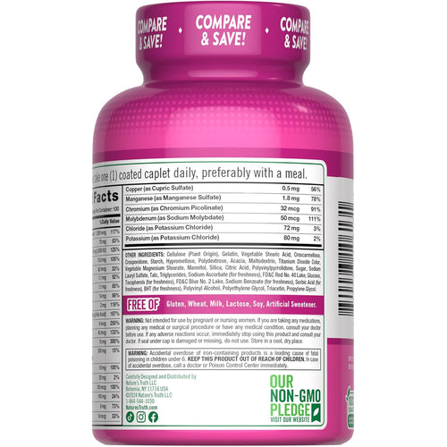 Nature's Truth ABC Complete Women's Multi 100 Tablets bottle.