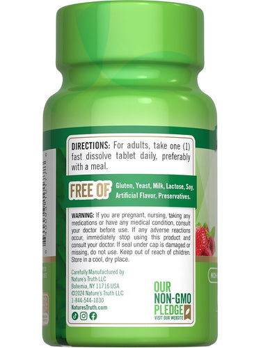 Vitamine B-12 2500 mcg avec Acide Folique