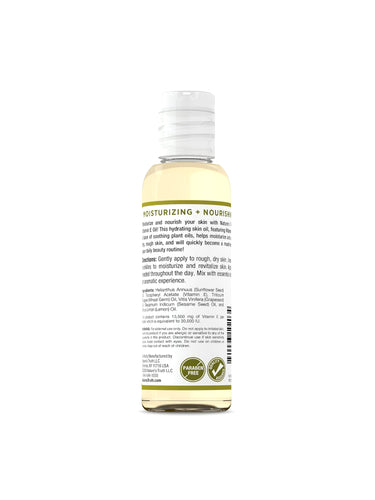 Vitamin E Oil 30,000 IU in a 4 fl oz clear bottle for skincare.