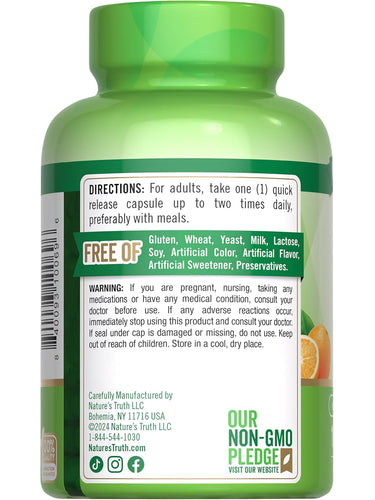 Vitamin C 1000 mg with Bioflavonoids, Rose Hips