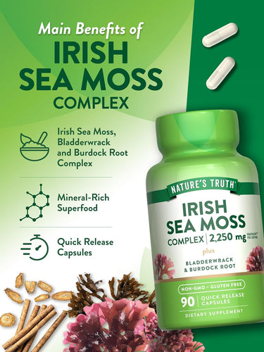 Irish Sea Moss Complex with Bladderwrack, Burdock Root