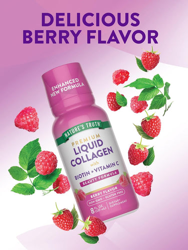 Collagen Peptides Liquid | Berry Flavor