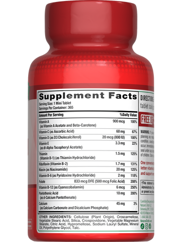 One Daily Women's and Men's Essential Multivitamin