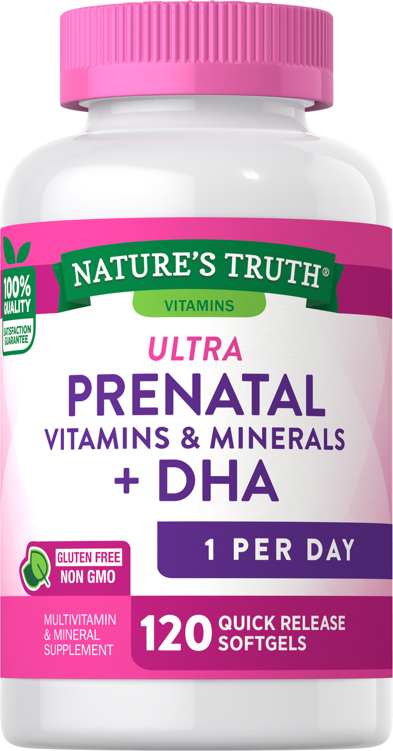 Prenatal Vitamins & Minerals with DHA, Folic Acid