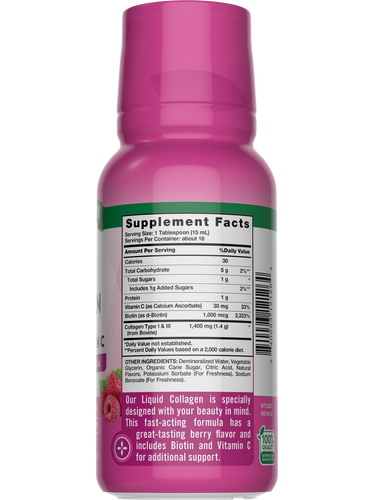 Collagen Peptides Liquid | Berry Flavor