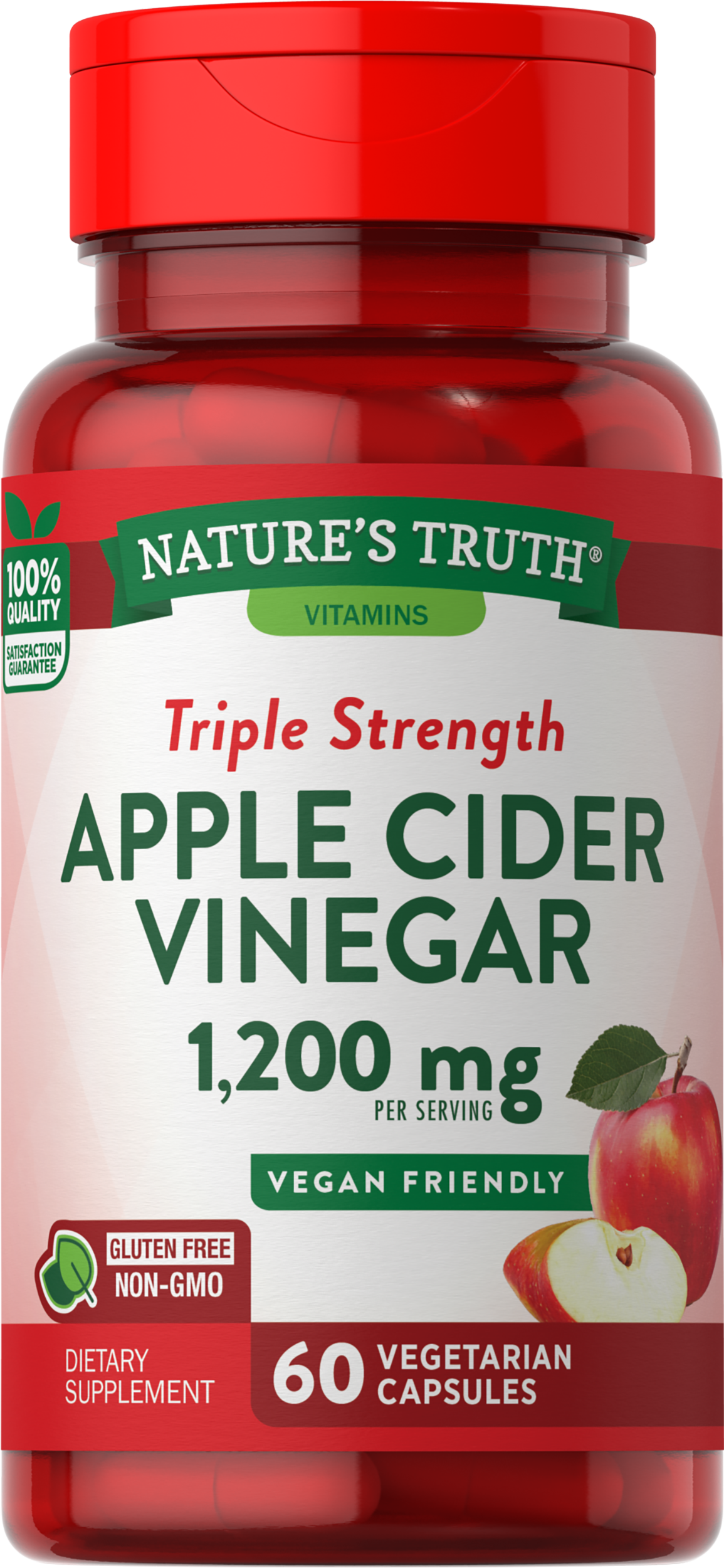 Apple Cider Vinegar 1200 mg | Vegan