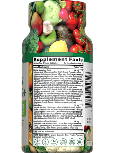 Daily Super Fruits and Veggies +